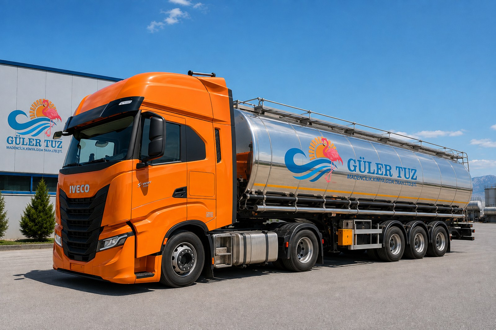 Güler Tuz tekutá soľ 25–26 °Bé (saturovaný roztok) – dodávka cisternou