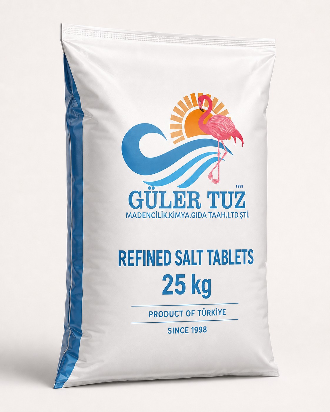 Güler Tuz balenie rafinovanej tabletkovej soli 25 kg